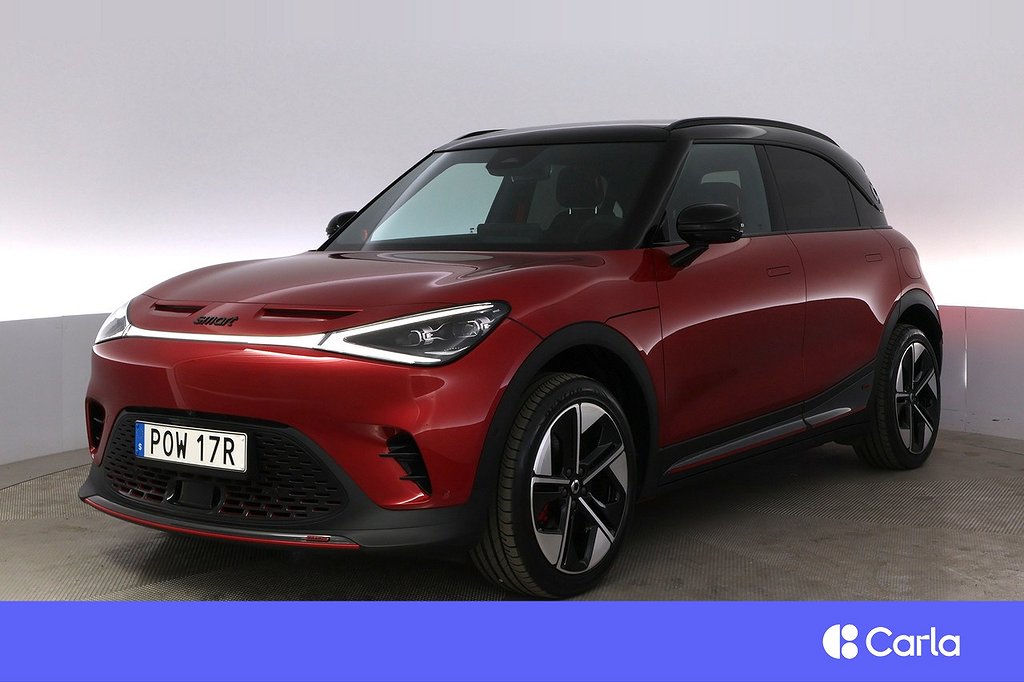 Smart #1 BRABUS 66 kWh AWD Pano HUD 360 BLIS Nya V-Hjul