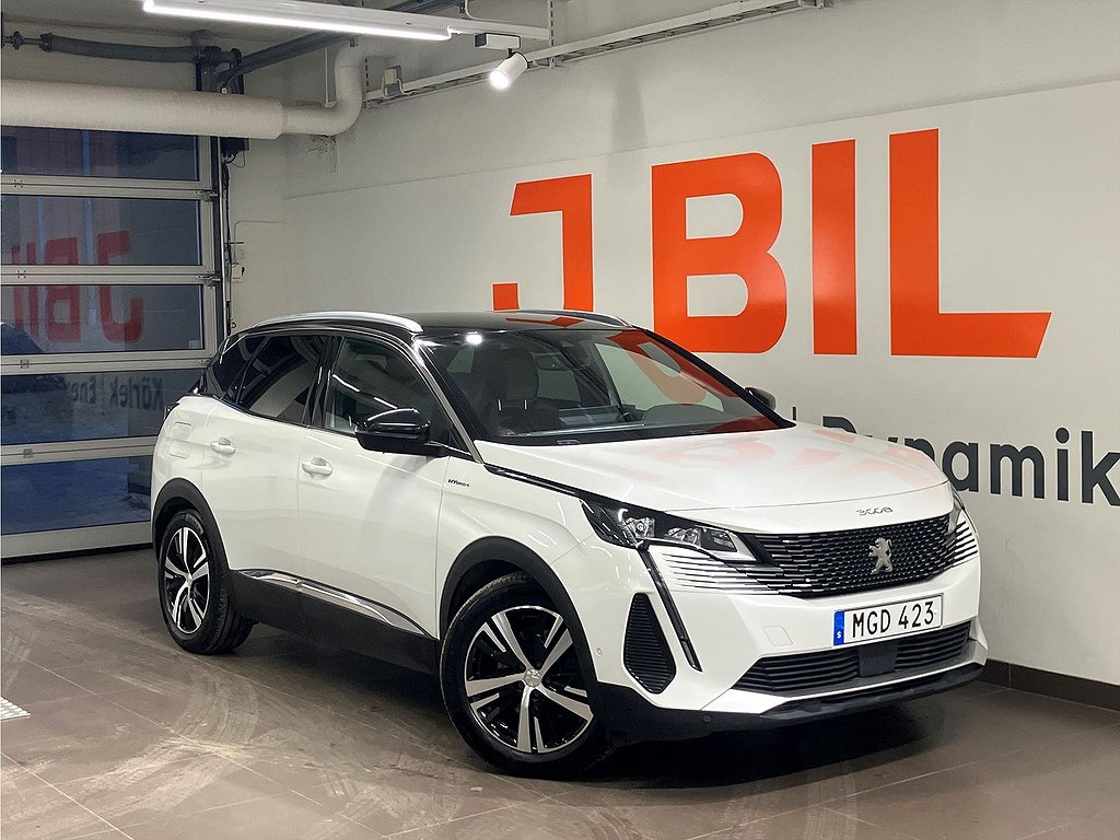 Peugeot 3008 GT Hybrid4 300hk Aut 4WD – DRAG, B-KAMERA, CARPLAY