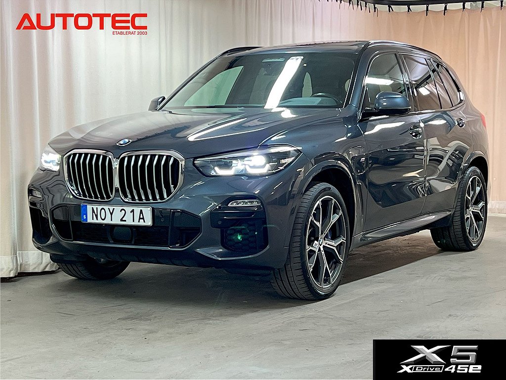 BMW X5 45e XDrive M-Sport/Drag/21″/Panorama/Komfortstolar