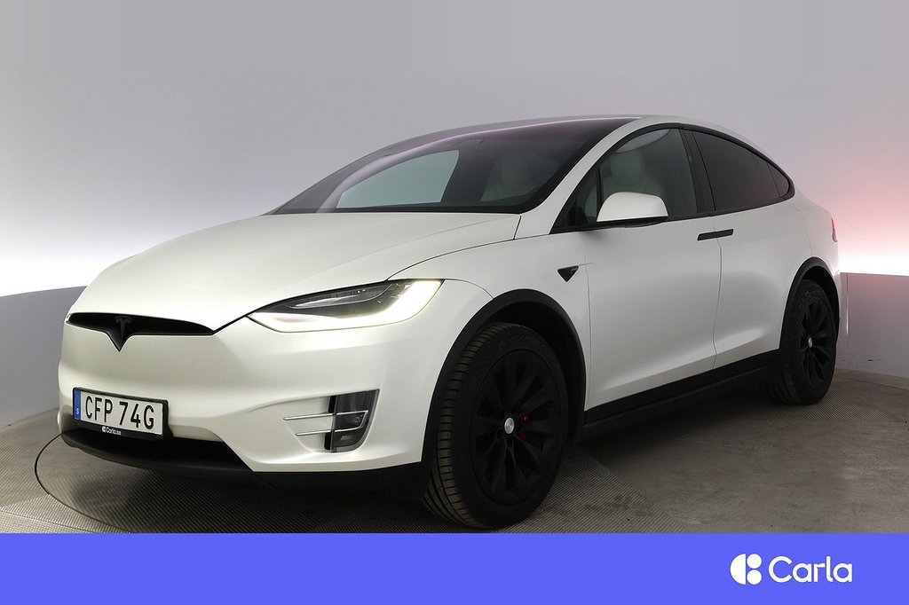 Tesla Model X Performance 6-sits Autopilot Drag V-Hjul