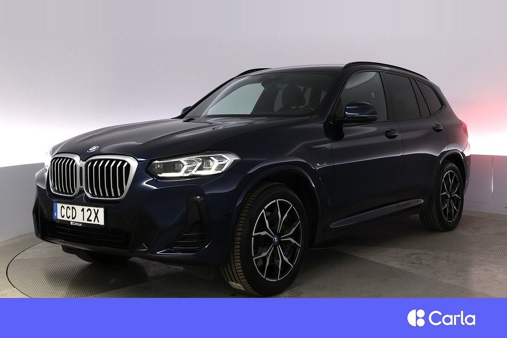 BMW X3 xDrive30e M-Sport Läder Kamera Elstol Drag V-Hjul