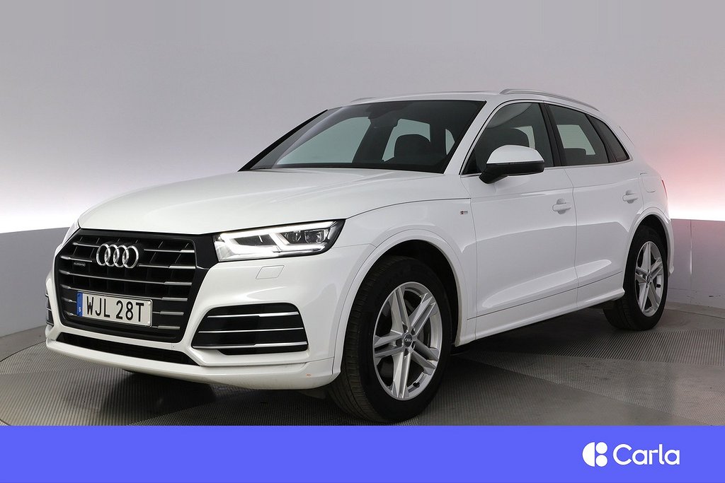 Audi Q5 55 TFSI e Quattro PHEV S-line Drag Pano LED V-hjul
