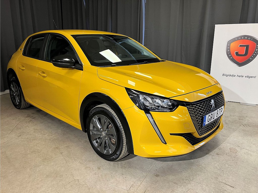 Peugeot E-208 Active Pack 50kWh 136hk Aut – CARPLAY, BACKSENSORER