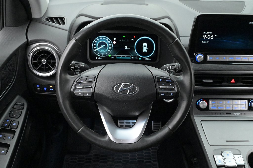 Hyundai Kona Electric 64 kWh Advanced + Läder Krell V-Hjul