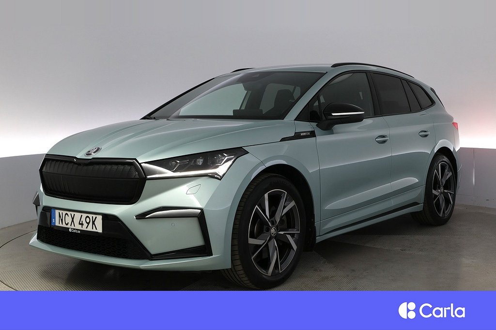 Skoda Enyaq iV 80 Sportline Drag Kamera Elstol BLIS V-Hjul