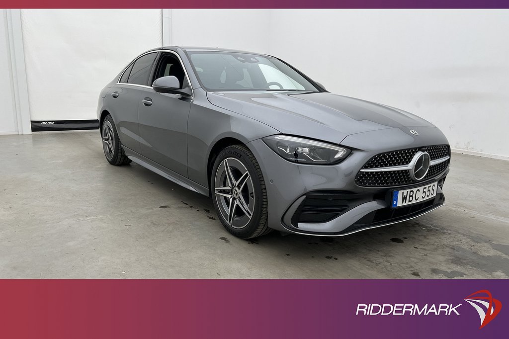 Mercedes-Benz C 300 d e 313hk AMG Kamera Dragkrok Navi