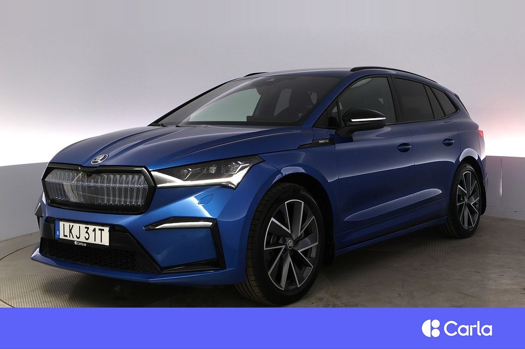 Skoda Enyaq iV 80X AWD Sportline HUD Elstol BLIS Drag VHjul