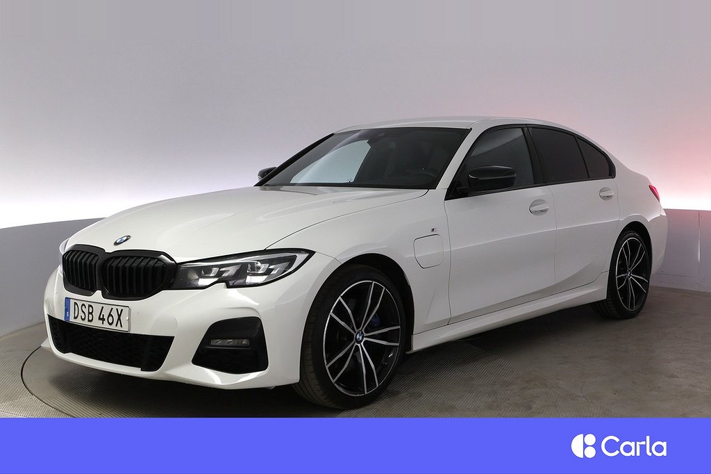 BMW 330e Sedan M-sport Navi PDC 19″ Carplay LED V-Hjul