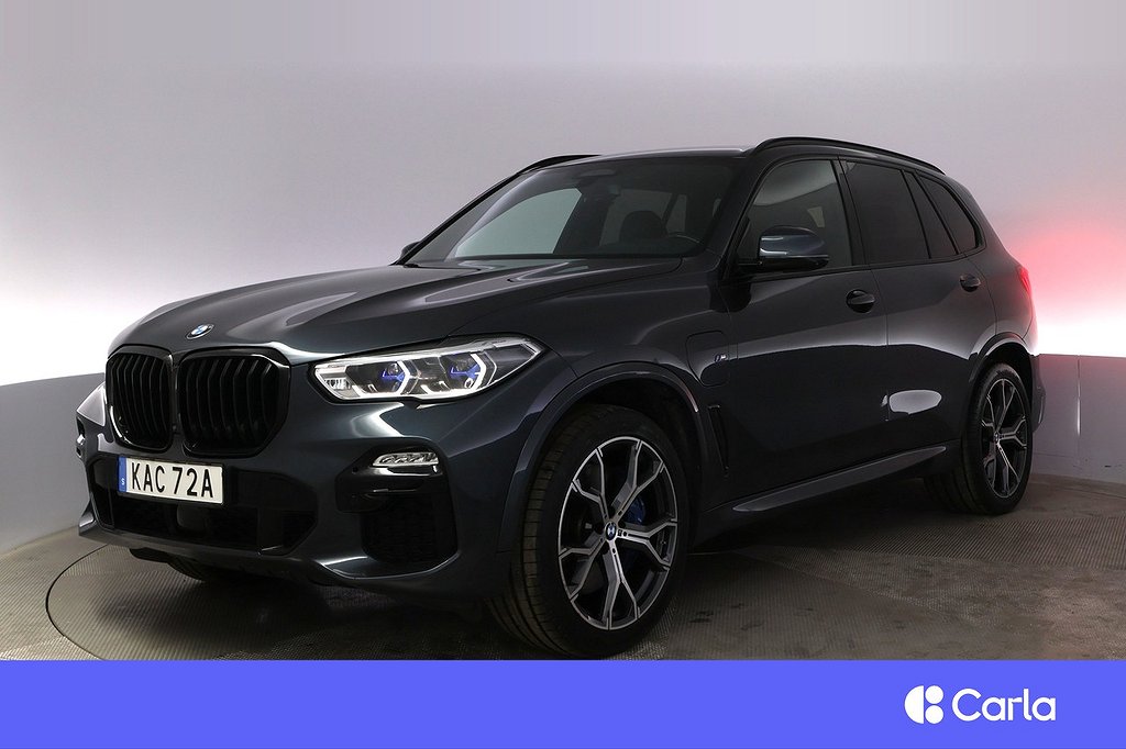 BMW X5 xDrive45e M-sport Laser 360 Elstol HK Drag V-Hjul