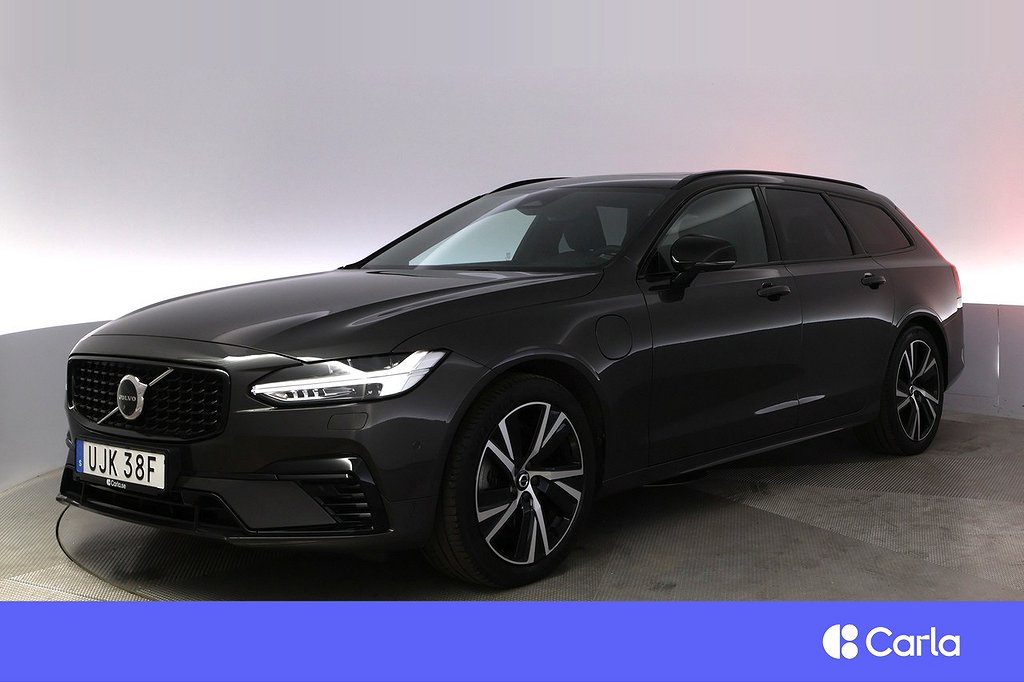 Volvo V90 Recharge T8 AWD R-Design Pano 360 HK Drag V-Hjul