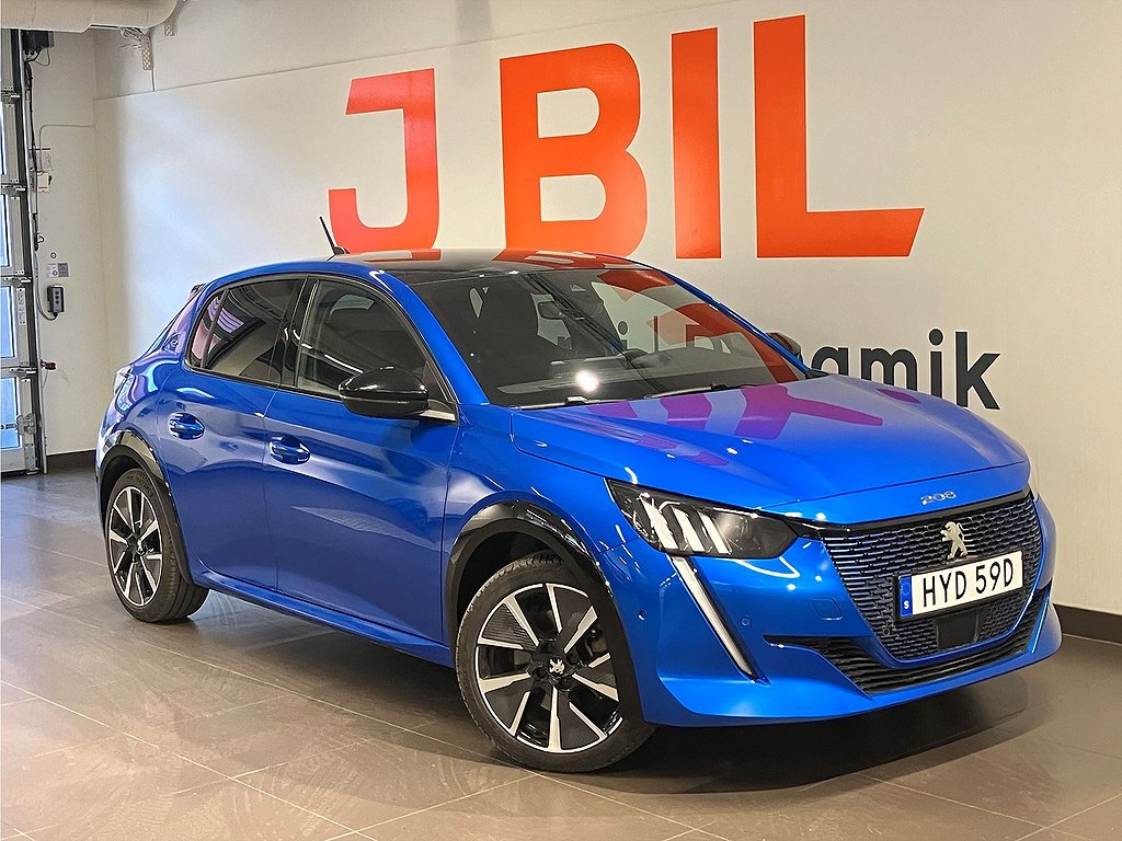 Peugeot E-208 GT Pack 50kWh 136hk Aut – B-KAMERA, CARPLAY