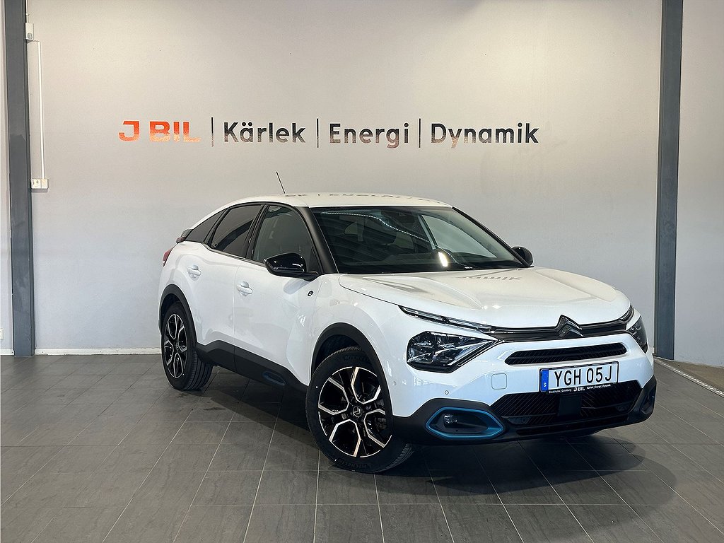 Citroën e-C4 Shine 50kWh 136hk Aut – B-KAMERA, NAVI, RATTVÄRME