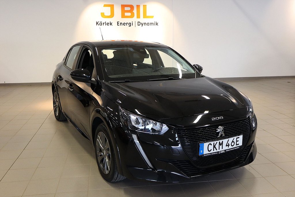 Peugeot E-208 Active Pack 50kWh 136hk Aut – CARPLAY, BACKSENSORER