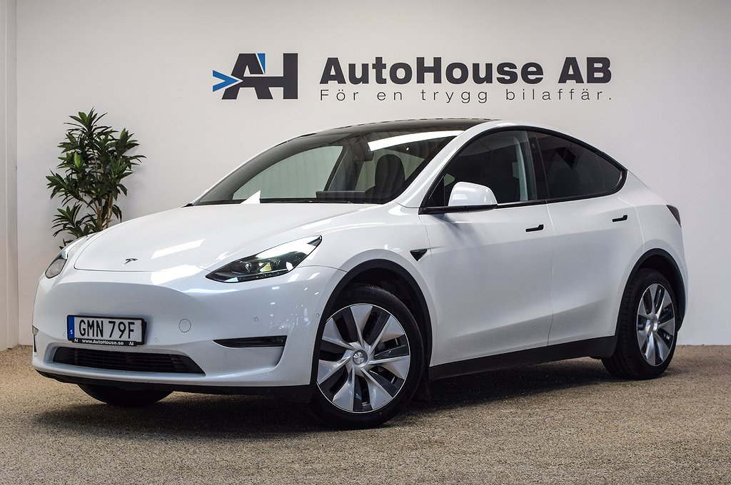 Tesla Model Y Long Range AWD Ryzen Rattvärme Svensksåld
