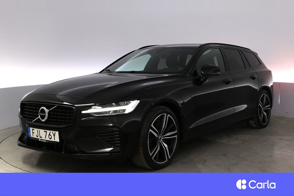 Volvo V60 Recharge T6 AWD R-Design Pano HK Elstol Drag VHjul