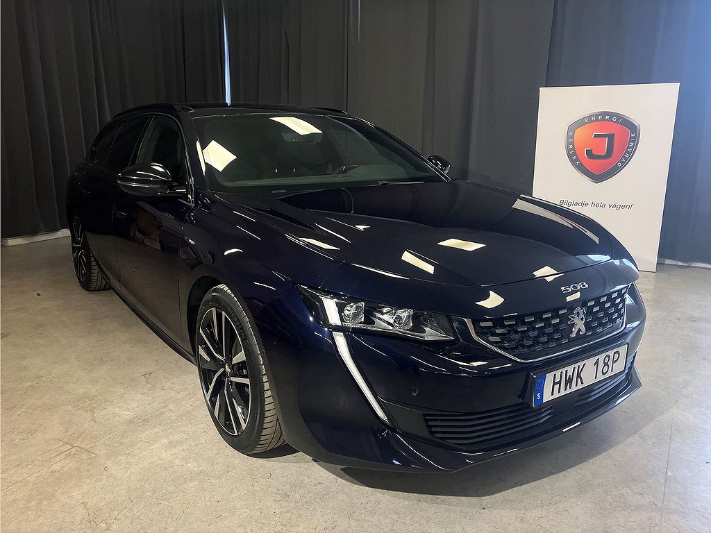 Peugeot 508 SW GT Hybrid 224hk Aut – B-KAMERA, ELSTOL, PANO