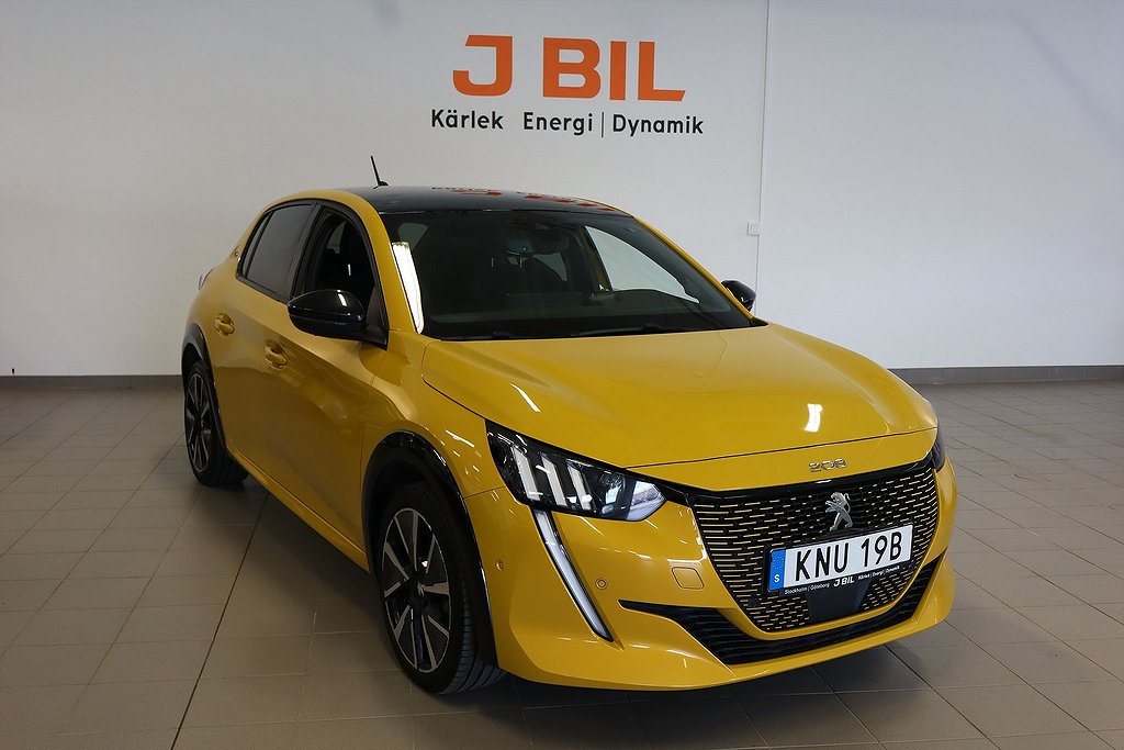 Peugeot E-208 GT Pack 50kWh 136hk Aut – B-KAMERA, CARPLAY
