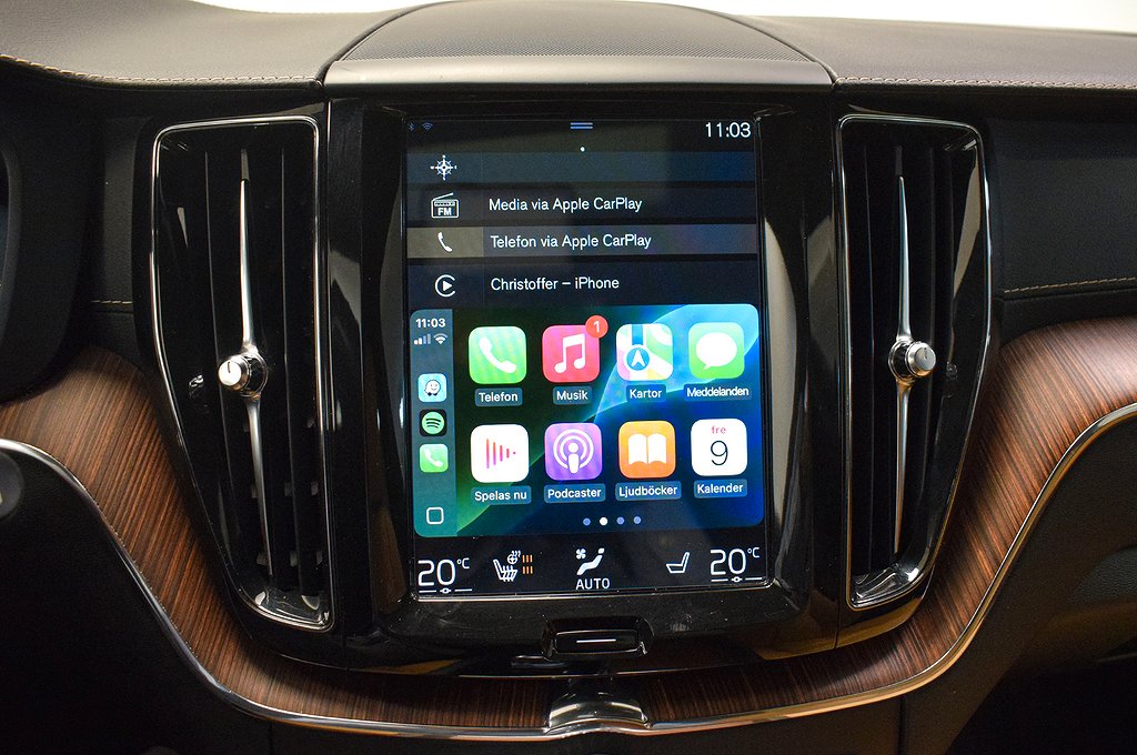 Volvo XC60 Recharge T8 AWD Inscription Glastak 360 CarPlay