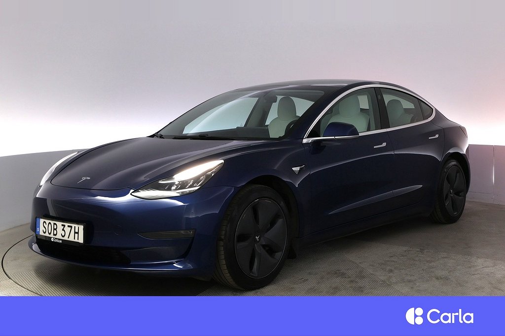 Tesla Model 3 Long Range AWD Autopilot Pano Acc Boost V-hjul