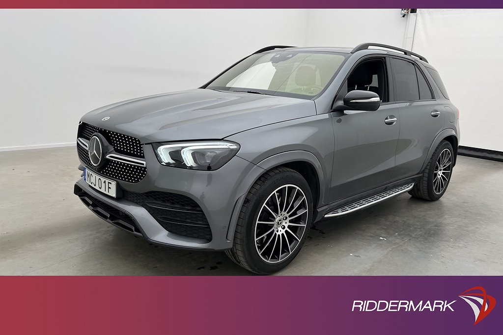 Mercedes-Benz GLE 350 de 4M AMG Värmare Pano Burm Luftfjädr