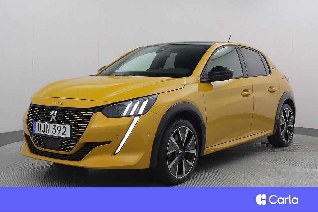 Peugeot E-208 GT Pack Adap.Farth Värmepump Nya V-Hjul 4,49%
