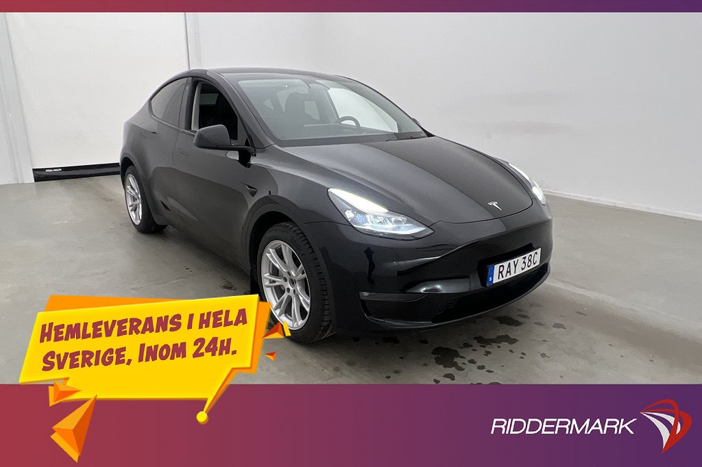 Tesla Model Y Long Range AWD MOMS Dragkrok Autopilot Sv.Såld