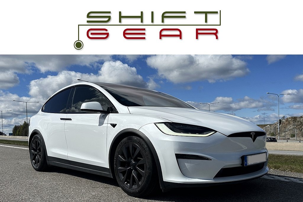 Tesla Model X LONG RANGE 7-sits *MOMS*HW4* 1 ägare feb 2023