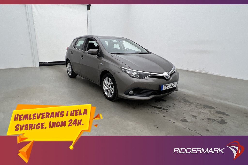 Toyota Auris Hybrid e-CVT 136hk Active B-Kamera 0,41L/mil