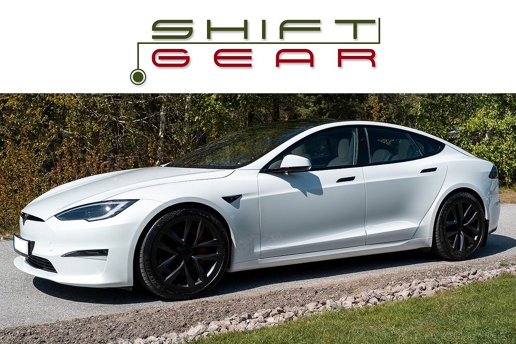 Tesla Model S PLAID 03/23 HW4 21” FSD Nya bromsarna 1äg MOMS