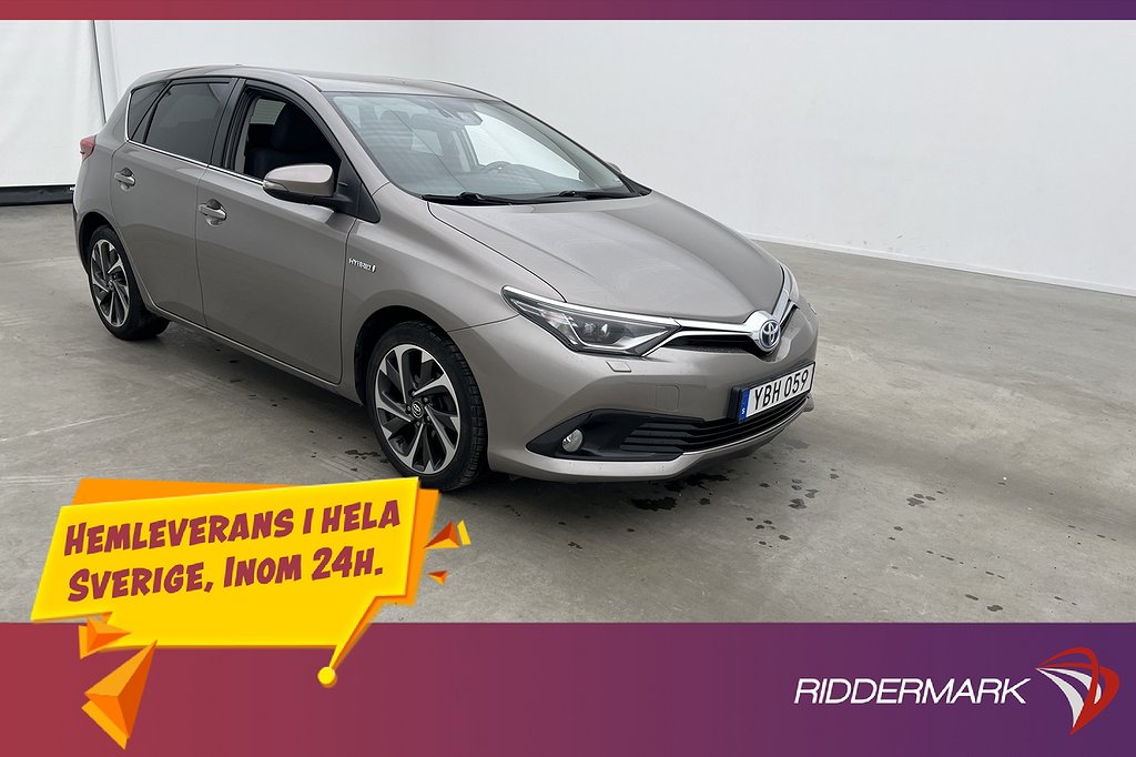 Toyota Auris Hybrid e-CVT 136hk Active Plus Kamera Keyless
