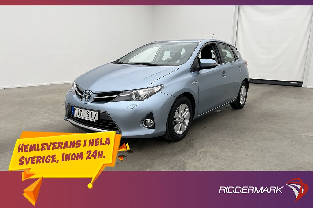 Toyota Auris Hybrid 136hk Active Kamera Låg-skatt