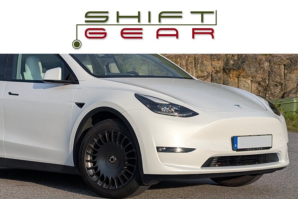 Tesla Model Y Long Range AWD All White New Aero Wheels 1 äg