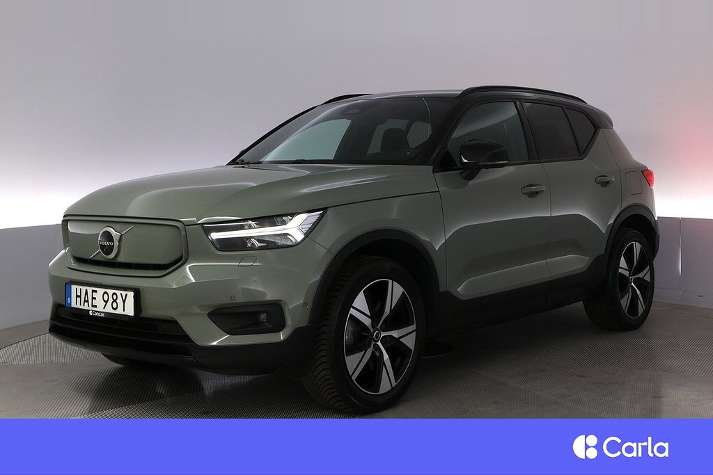 Volvo XC40 P6 Recharge Pro Pano 360 HK Elstol Drag V-Hjul