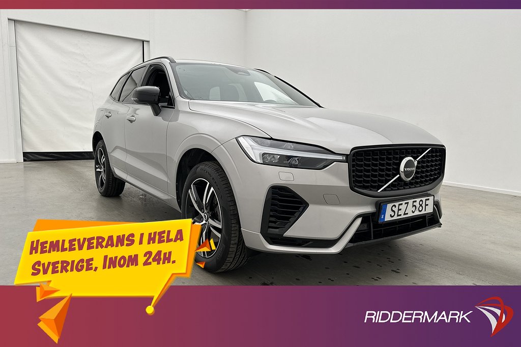 Volvo XC60 Recharge T6 AWD R-Design Läder Pano H/K Värm Moms