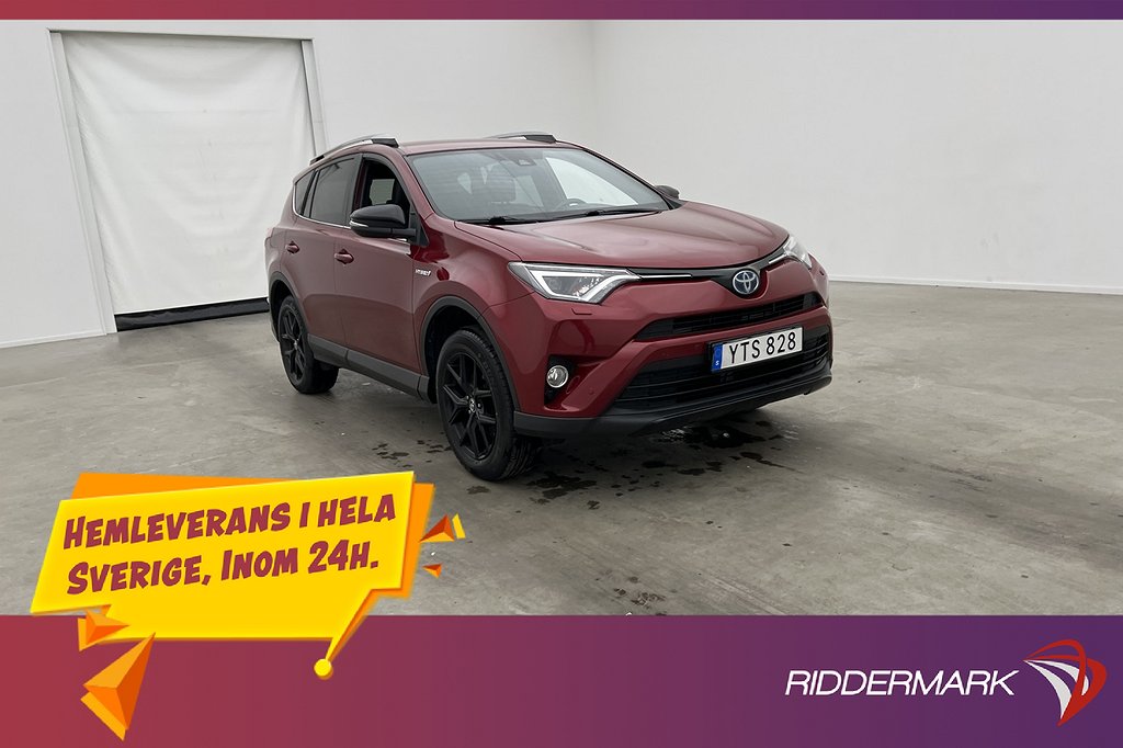 Toyota RAV4 Hybrid 2.5 AWD 197hk M-Värmare Kamera Dragkrok