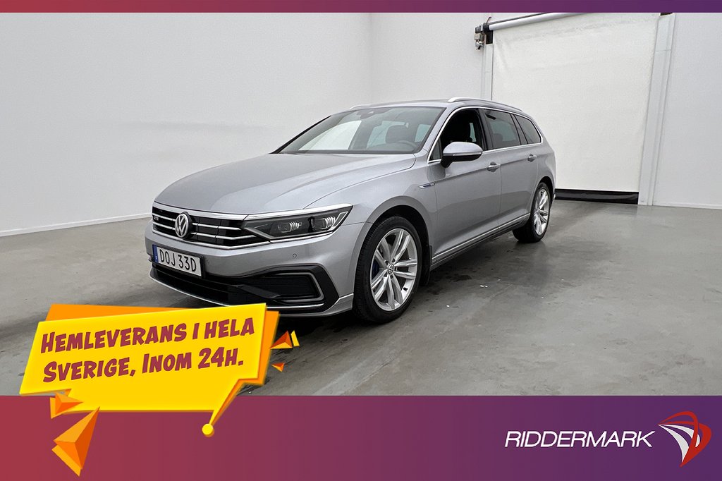 Volkswagen Passat GTE Värmare Pano Cockpit Kamera Dragkrok