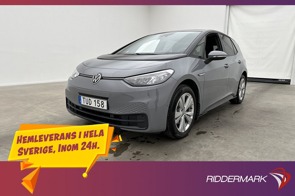 Volkswagen ID.3 Pro Performance Värmare Kamera CarPlay MOMS