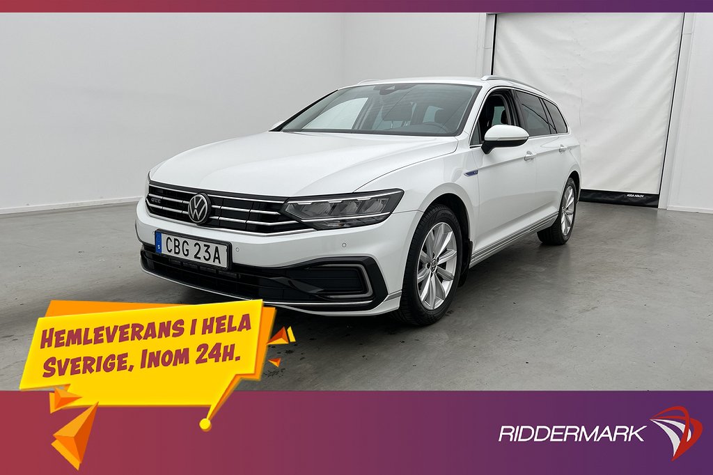 Volkswagen Passat GTE 218hk Värmare Kamera Dragkrok CarPlay