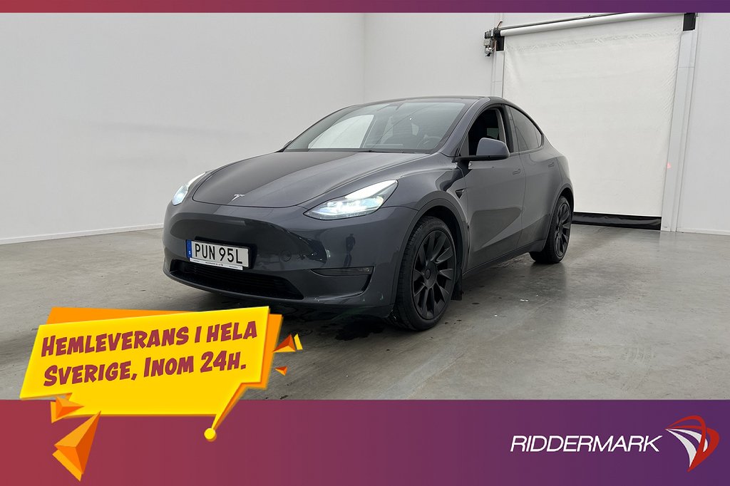 Tesla Model Y Long Range AWD Autopilot Svensksåld