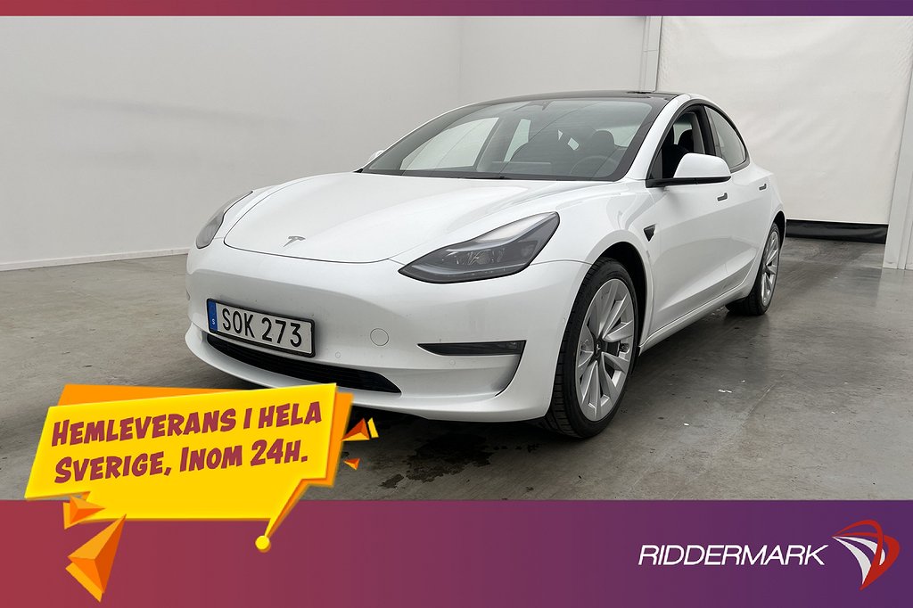 Tesla Model 3 Long Range AWD Autopilot Svensksåld