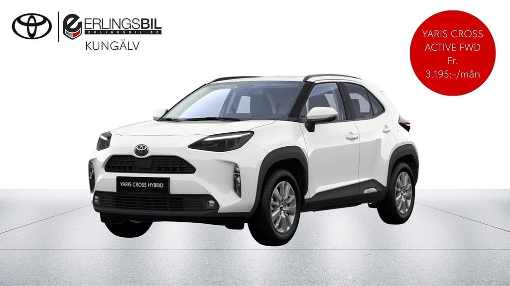 Toyota Yaris Cross Hybrid 115 1.5 Active KAMPANJ PÅ PRIVATLEASING – fr. 3195