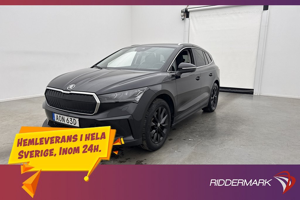 Skoda Enyaq iV 80 204hk Kamera Dragkrok Skinn Rattvärme MOMS