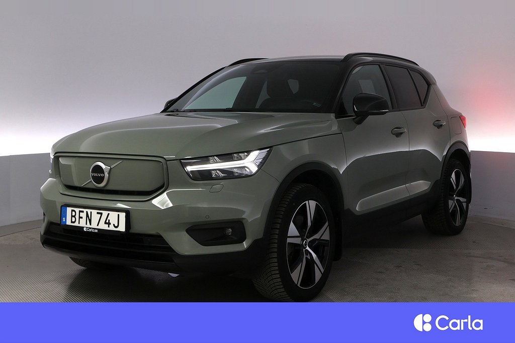 Volvo XC40 P6 Recharge Plus Drag Kamera Elstol Navi V-hjul