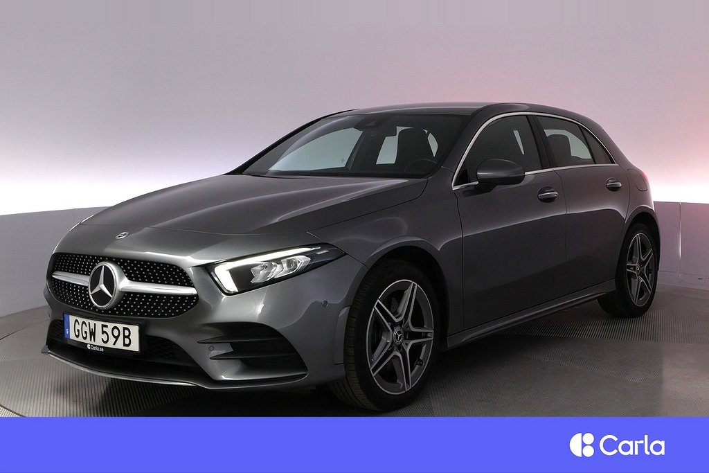 Mercedes-Benz A 250e AMG Värmare Kamera Cockpit Farthållare