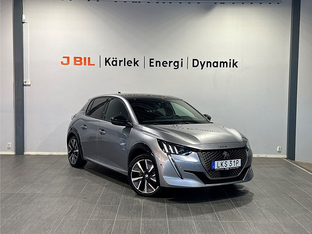 Peugeot E-208 GT 50 kWh 136hk Aut – B-KAMERA, CARPLAY, NAVI
