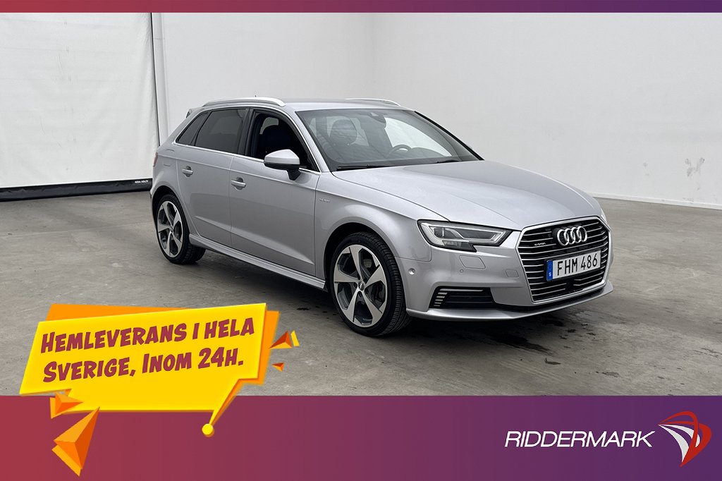 Audi A3 e-Tron 1.4 TFSI 204hk S-Line Cockpit Navi Dragkrok