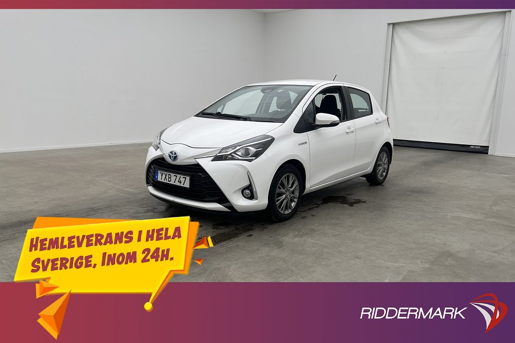Toyota Yaris Hybrid e-CVT 101hk Active Kamera Farthållare