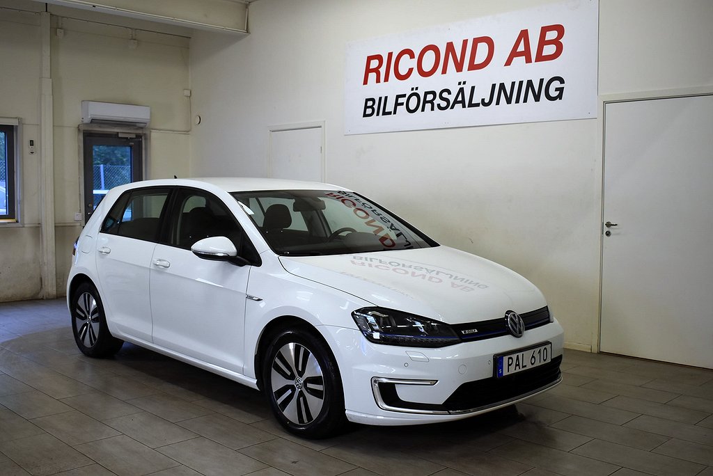 Volkswagen E-Golf 24.2 KWH 360KR SKATT LÅGA MIL