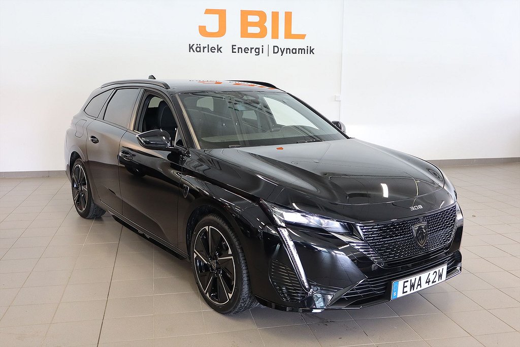 Peugeot E-308 GT 156hk Aut – 360-KAMERA, EN ÄGARE, NAV