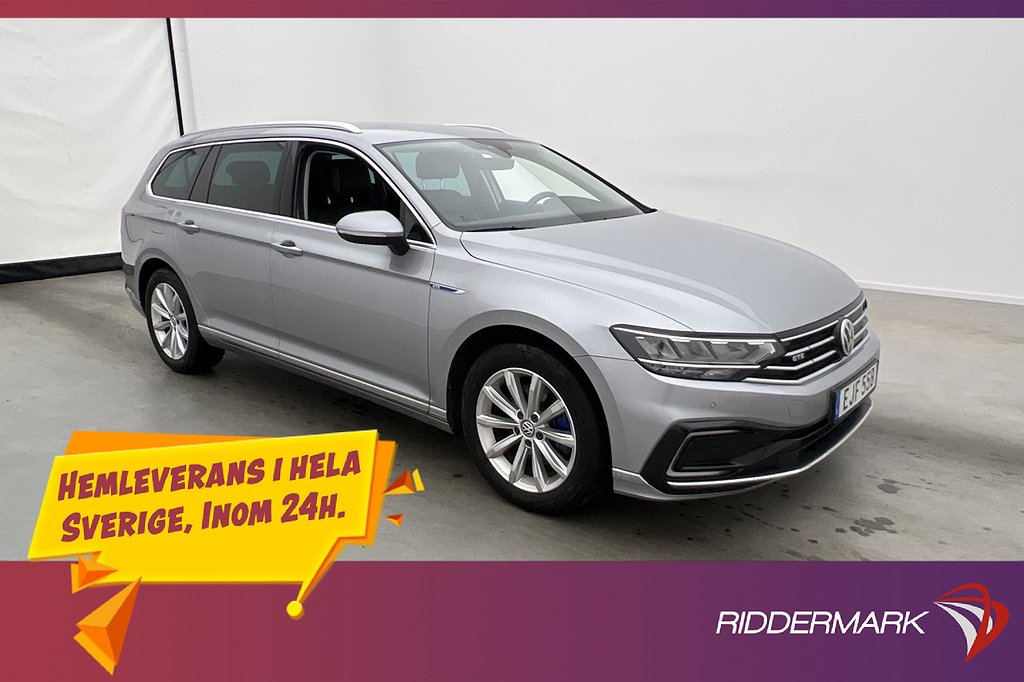 Volkswagen Passat GTE 1.4 TSI 218hk Skinn P-Värm Kamera Drag
